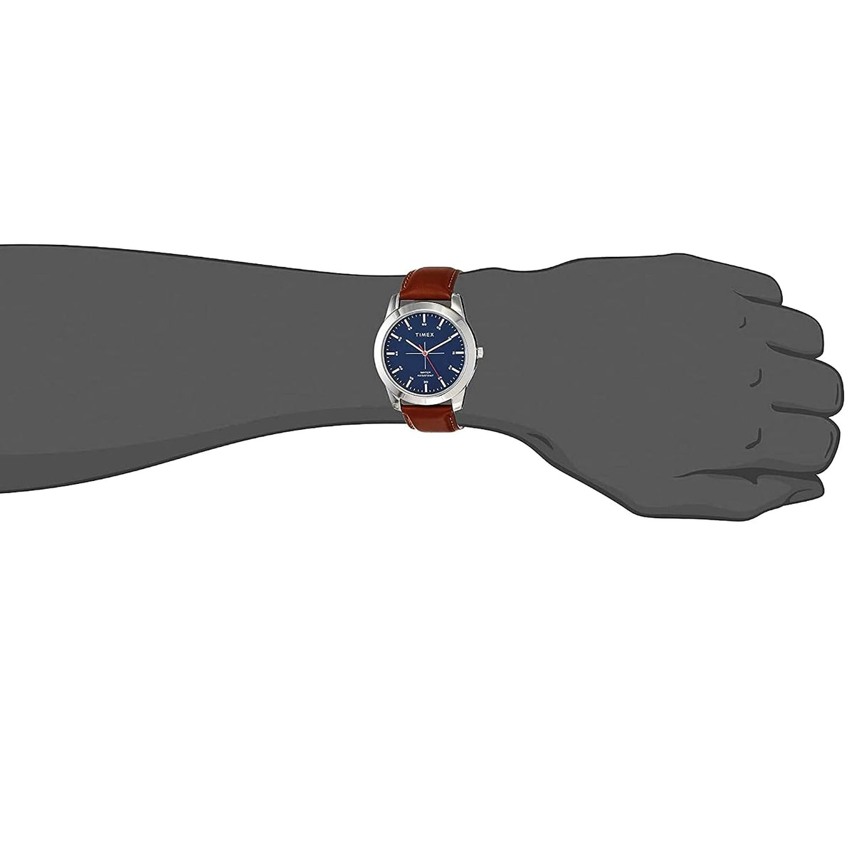TIMEX Classics Analog Watch for Men with Round Dial & Water Resistant Man's Wrist Watches