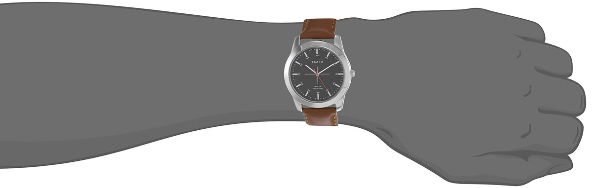 TIMEX Classics Analog Watch for Men with Round Dial & Water Resistant Man's Wrist Watches