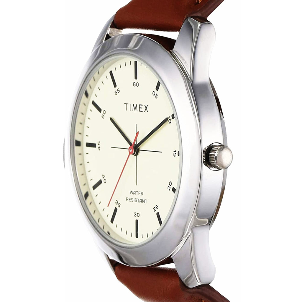 TIMEX Classics Analog Watch for Men with Round Dial & Water Resistant Man's Wrist Watches